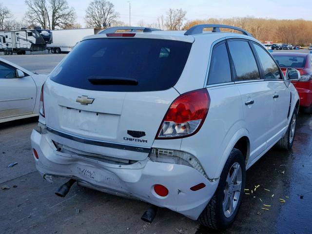 3GNFL4E53CS598988 - 2012 CHEVROLET CAPTIVA SP WHITE photo 4