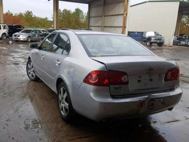 KNAGE124065025771 - 2006 KIA OPTIMA LX SILVER photo 3