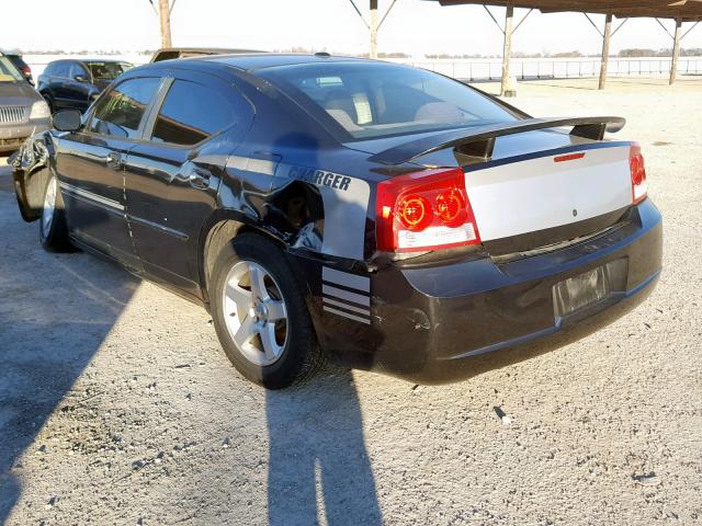 2B3CA3CV5AH187558 - 2010 DODGE CHARGER SX BLACK photo 3