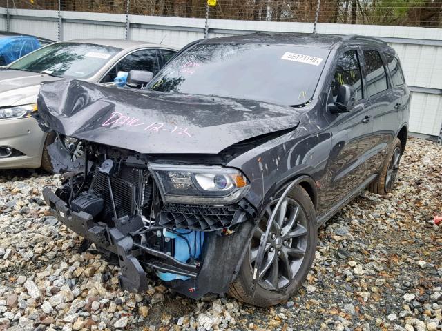 1C4RDHDG9JC495137 - 2018 DODGE DURANGO GT GRAY photo 2