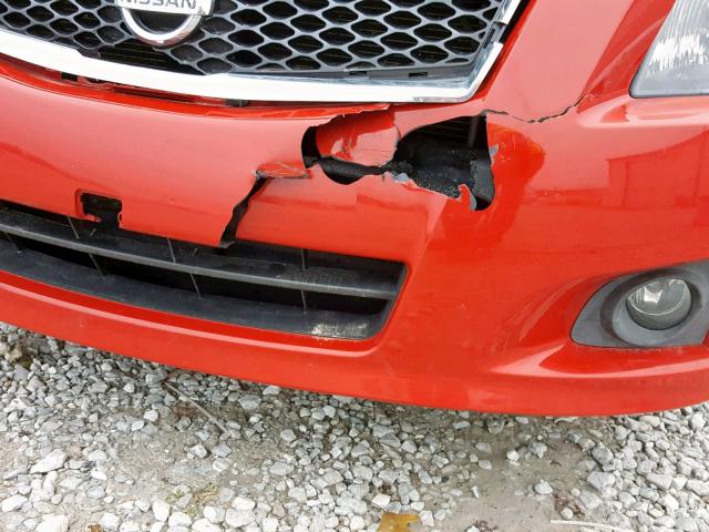 3N1AB6AP9CL688510 - 2012 NISSAN SENTRA 2.0 RED photo 10