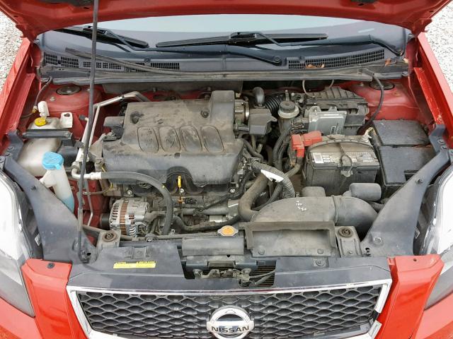 3N1AB6AP9CL688510 - 2012 NISSAN SENTRA 2.0 RED photo 7