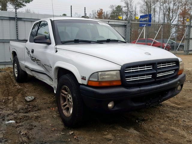 1B7GL22X8WS623519 - 1998 DODGE DAKOTA WHITE photo 1