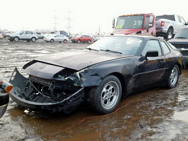 WP0AA0950GN150784 - 1986 PORSCHE 944 BLACK photo 2