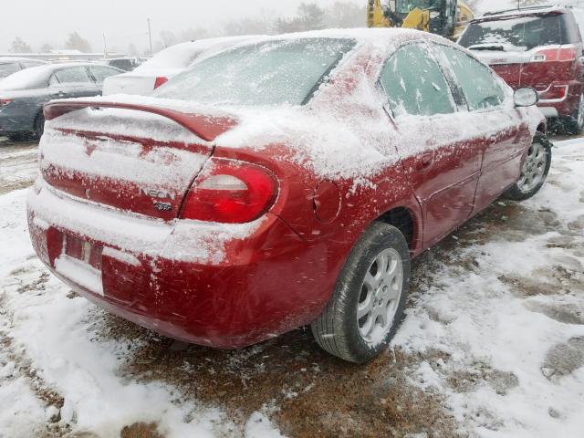 1B3ES56CX3D160075 - 2003 DODGE NEON SXT  photo 4