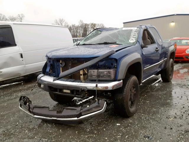 1GCDT196258247678 - 2005 CHEVROLET COLORADO BLUE photo 2