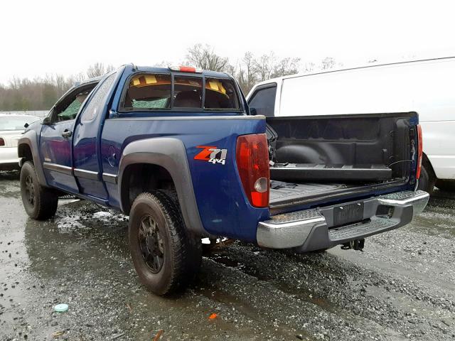 1GCDT196258247678 - 2005 CHEVROLET COLORADO BLUE photo 3