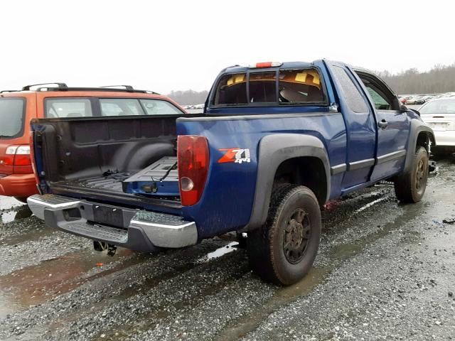 1GCDT196258247678 - 2005 CHEVROLET COLORADO BLUE photo 4