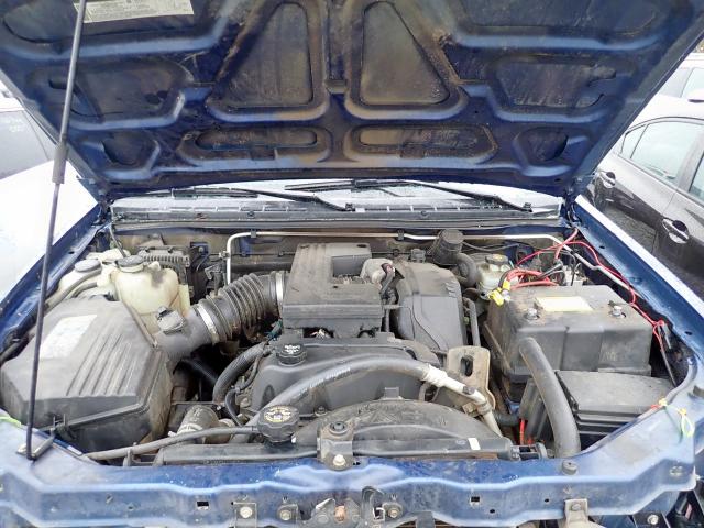 1GCDT196258247678 - 2005 CHEVROLET COLORADO BLUE photo 7