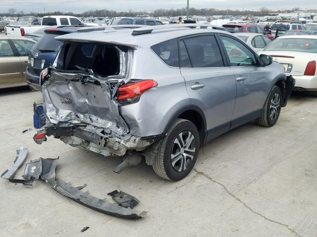 2T3ZFREV5JW428058 - 2018 TOYOTA RAV4 LE SILVER photo 4