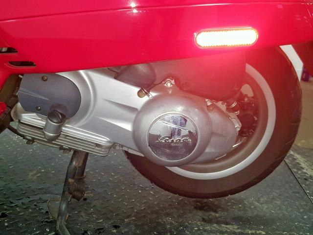 ZAPM459L395007989 - 2009 VESPA GTS 250 RED photo 6