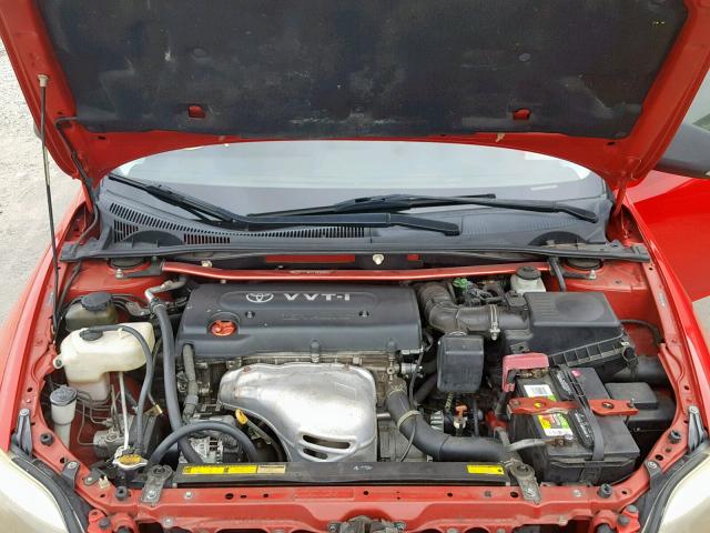 JTKDE177250058705 - 2005 TOYOTA SCION TC 红色 照片 7