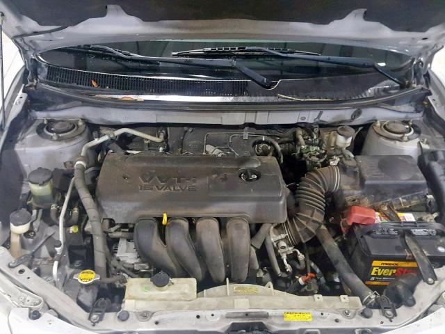 5Y2SL63845Z419167 - 2005 PONTIAC VIBE GRAY photo 7