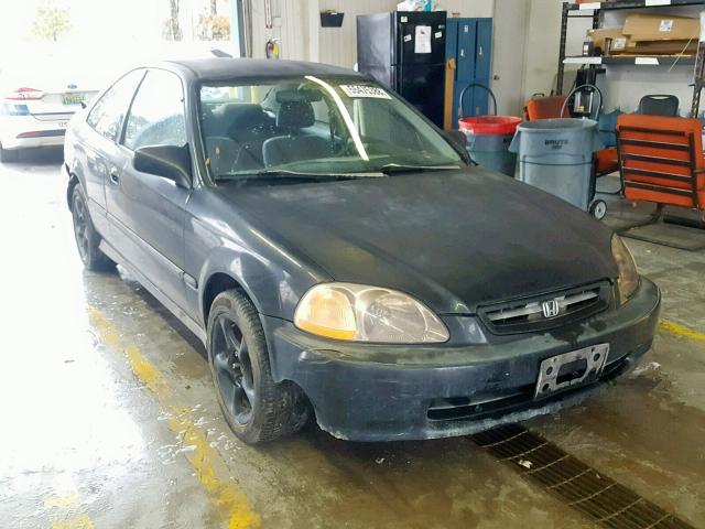 1HGEJ6128VL004858 - 1997 HONDA CIVIC DX BLACK photo 1