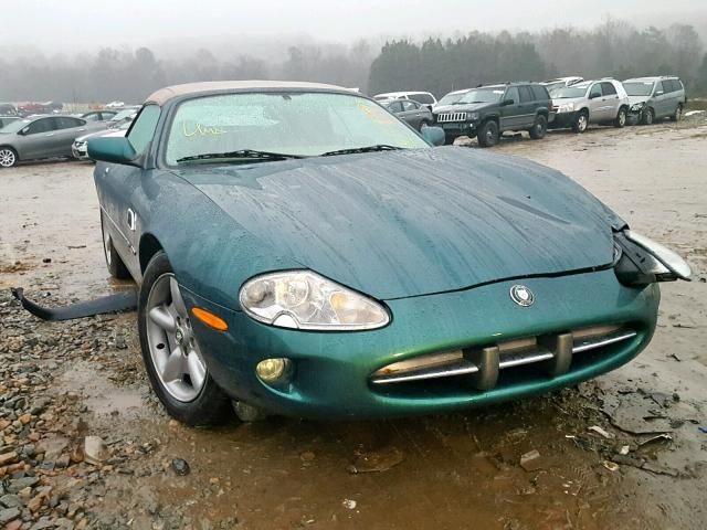 SAJGX2749VC004635 - 1997 JAGUAR XK8 GREEN photo 1