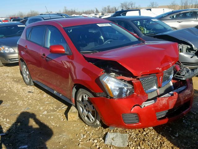 5Y2SP67079Z461444 - 2009 PONTIAC VIBE BURGUNDY photo 1