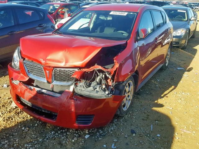 5Y2SP67079Z461444 - 2009 PONTIAC VIBE BURGUNDY photo 2