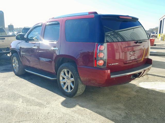 1GKEC63838J155525 - 2008 GMC YUKON DENA BURGUNDY photo 3