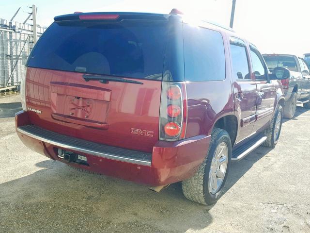 1GKEC63838J155525 - 2008 GMC YUKON DENA BURGUNDY photo 4