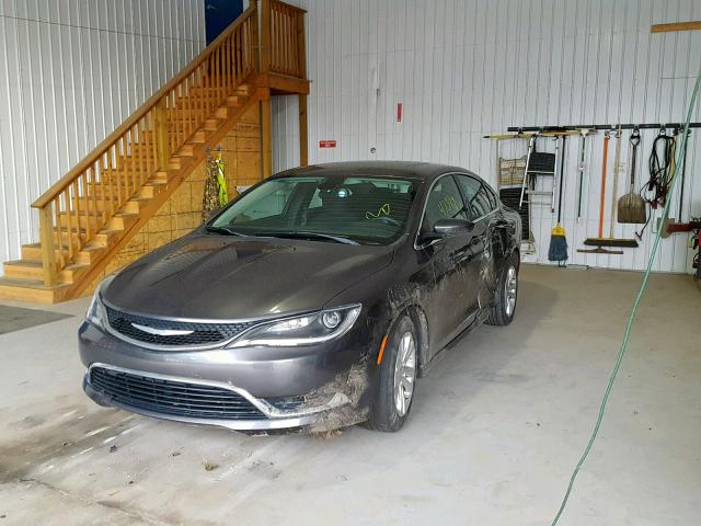 1C3CCCAB2FN569101 - 2015 CHRYSLER 200 LIMITE GRAY photo 2