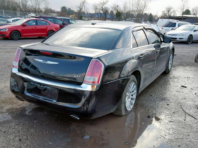 2C3CCAAG0DH527712 - 2013 CHRYSLER 300 BLACK photo 4