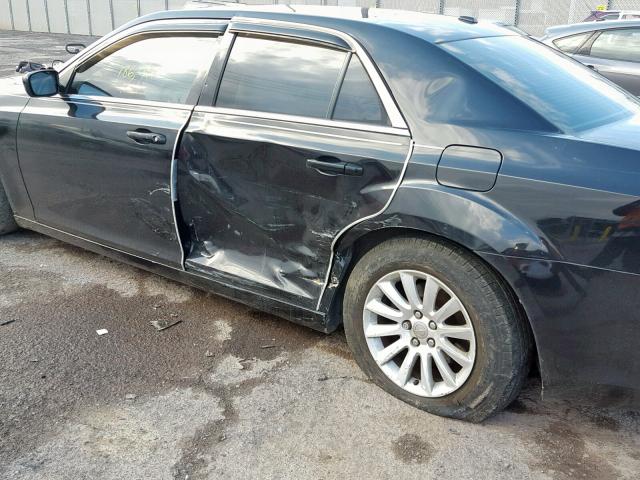 2C3CCAAG0DH527712 - 2013 CHRYSLER 300 BLACK photo 9