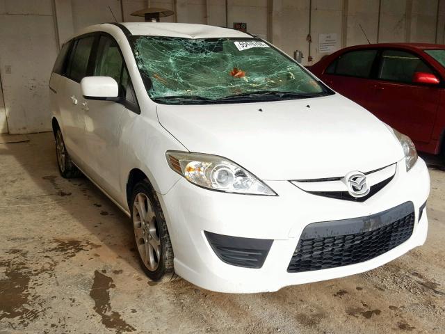 JM1CR2W3XA0385665 - 2010 MAZDA 5 WHITE photo 1