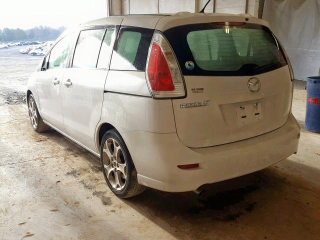 JM1CR2W3XA0385665 - 2010 MAZDA 5 WHITE photo 3