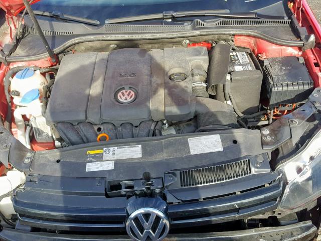 WVWBB7AJ3DW115777 - 2013 VOLKSWAGEN GOLF 红色 照片 7