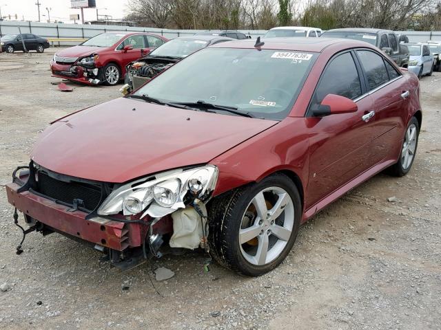 1G2ZH57N984184684 - 2008 PONTIAC G6 GT BURGUNDY photo 2