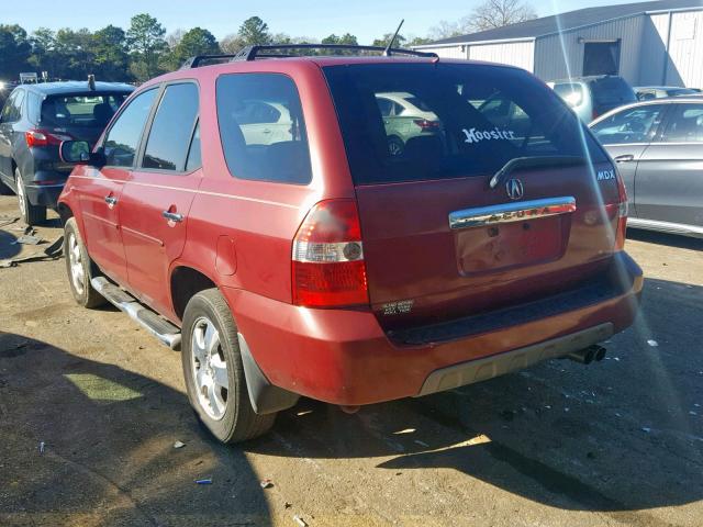 2HNYD18603H555630 - 2003 ACURA MDX TOURIN RED photo 3