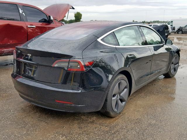 5YJ3E1EAXJF018627 - 2018 TESLA MODEL 3 BLACK photo 4