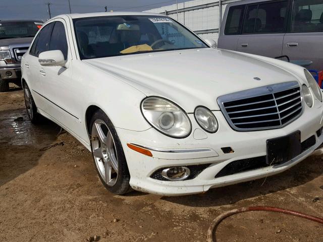 WDBUF56X89B423099 - 2009 MERCEDES-BENZ E 350 WHITE photo 1