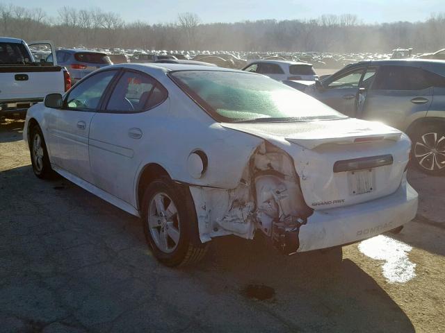 2G2WP552581140207 - 2008 PONTIAC GRAND PRIX თეთრი ფოტო 3