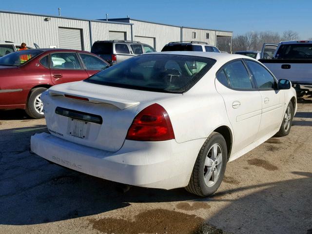 2G2WP552581140207 - 2008 PONTIAC GRAND PRIX თეთრი ფოტო 4