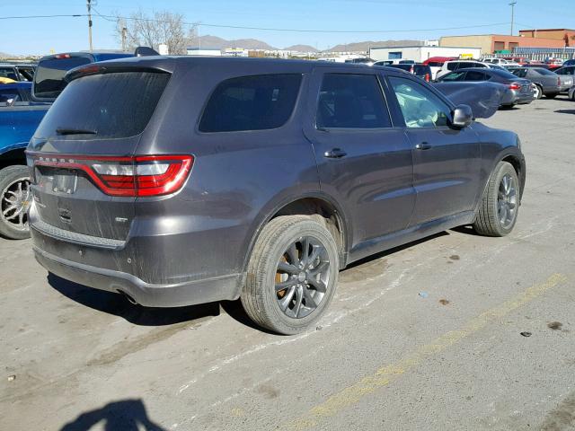 1C4RDHDG2HC869632 - 2017 DODGE DURANGO GT GRAY photo 4