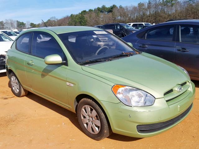 KMHCM3AC7AU181941 - 2010 HYUNDAI ACCENT BLU GREEN photo 1