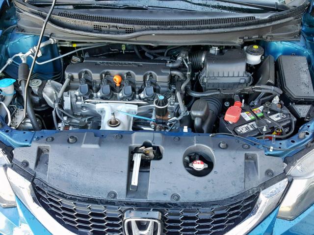 19XFB2F93FE004727 - 2015 HONDA CIVIC EXL BLUE photo 7