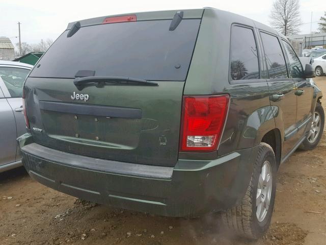 1J8GS48K18C141667 - 2008 JEEP GRAND CHER GREEN photo 4