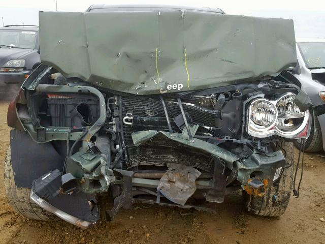 1J8GS48K18C141667 - 2008 JEEP GRAND CHER GREEN photo 9