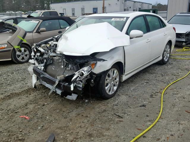 4T1BK3DB4BU406385 - 2011 TOYOTA AVALON BAS Blanc photo 2