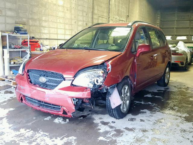 KNAFG526487161133 - 2008 KIA RONDO LX RED photo 2