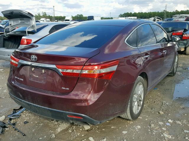 4T1BK1EB2EU104519 - 2014 TOYOTA AVALON BAS PURPLE photo 4