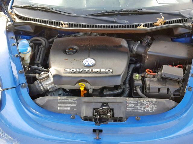 3VWCD21C63M432810 - 2003 VOLKSWAGEN NEW BEETLE Mavi foto 7