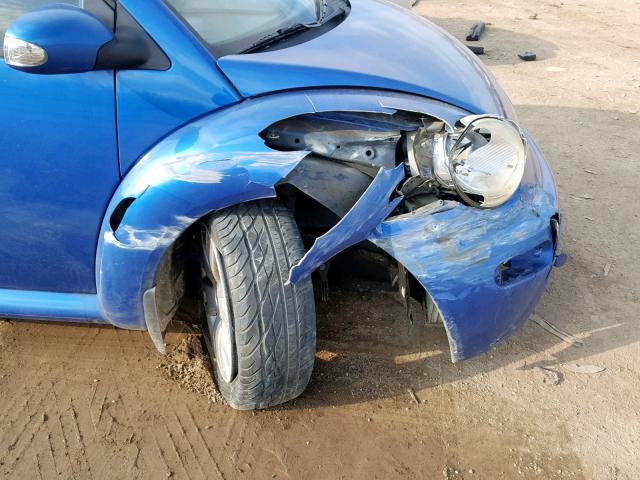 3VWCD21C63M432810 - 2003 VOLKSWAGEN NEW BEETLE Mavi foto 9
