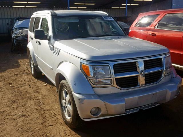 1D8GU28K98W156875 - 2008 DODGE NITRO SXT SILVER photo 1