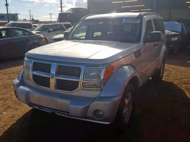 1D8GU28K98W156875 - 2008 DODGE NITRO SXT SILVER photo 2