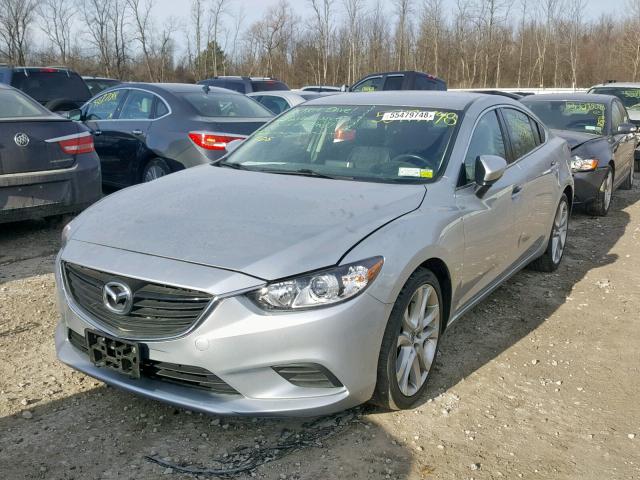 JM1GJ1V54G1459249 - 2016 MAZDA 6 TOURING GRAY photo 2