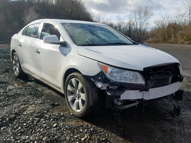 1G4GD5ED1BF354116 - 2011 BUICK LACROSSE C WHITE photo 1