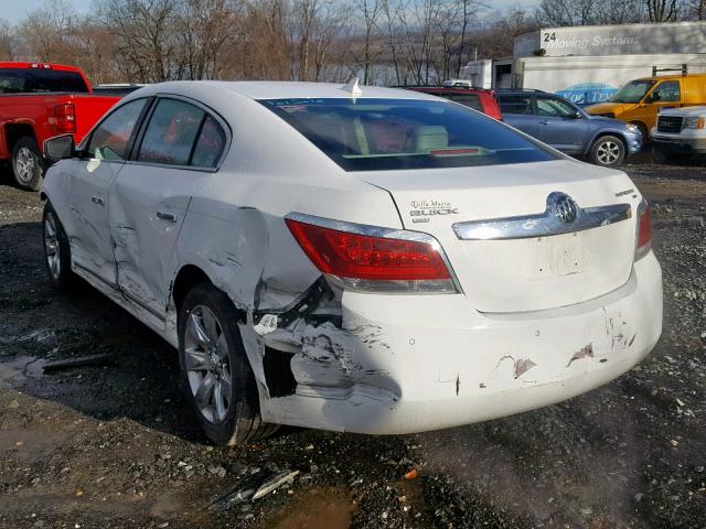 1G4GD5ED1BF354116 - 2011 BUICK LACROSSE C WHITE photo 3